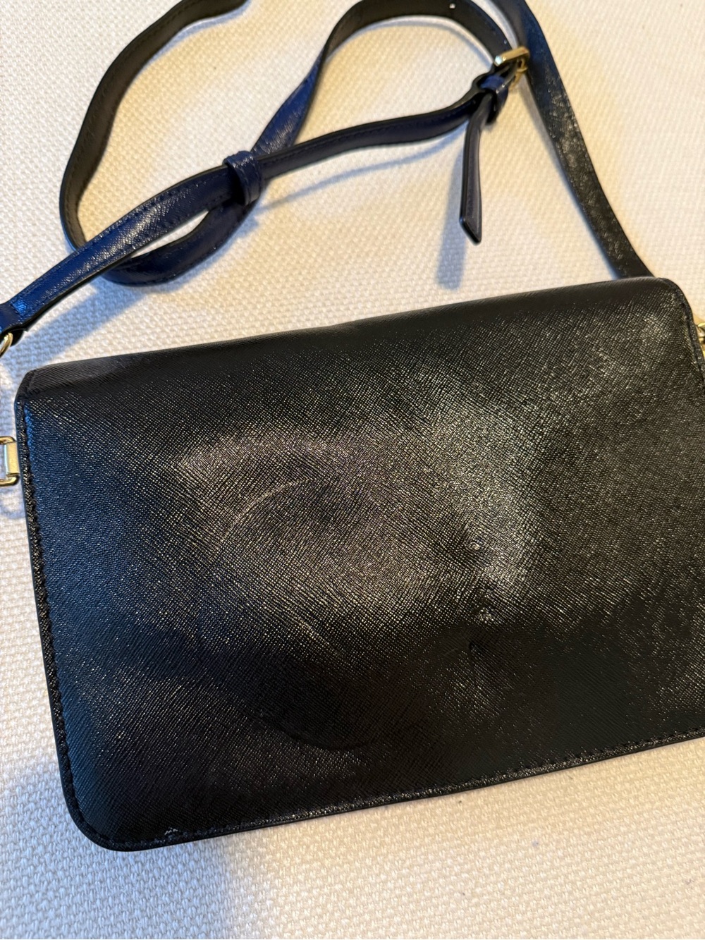 Marc Jacobs Black Leather Crossbody Shoulder Bag - Picture 5 of 12